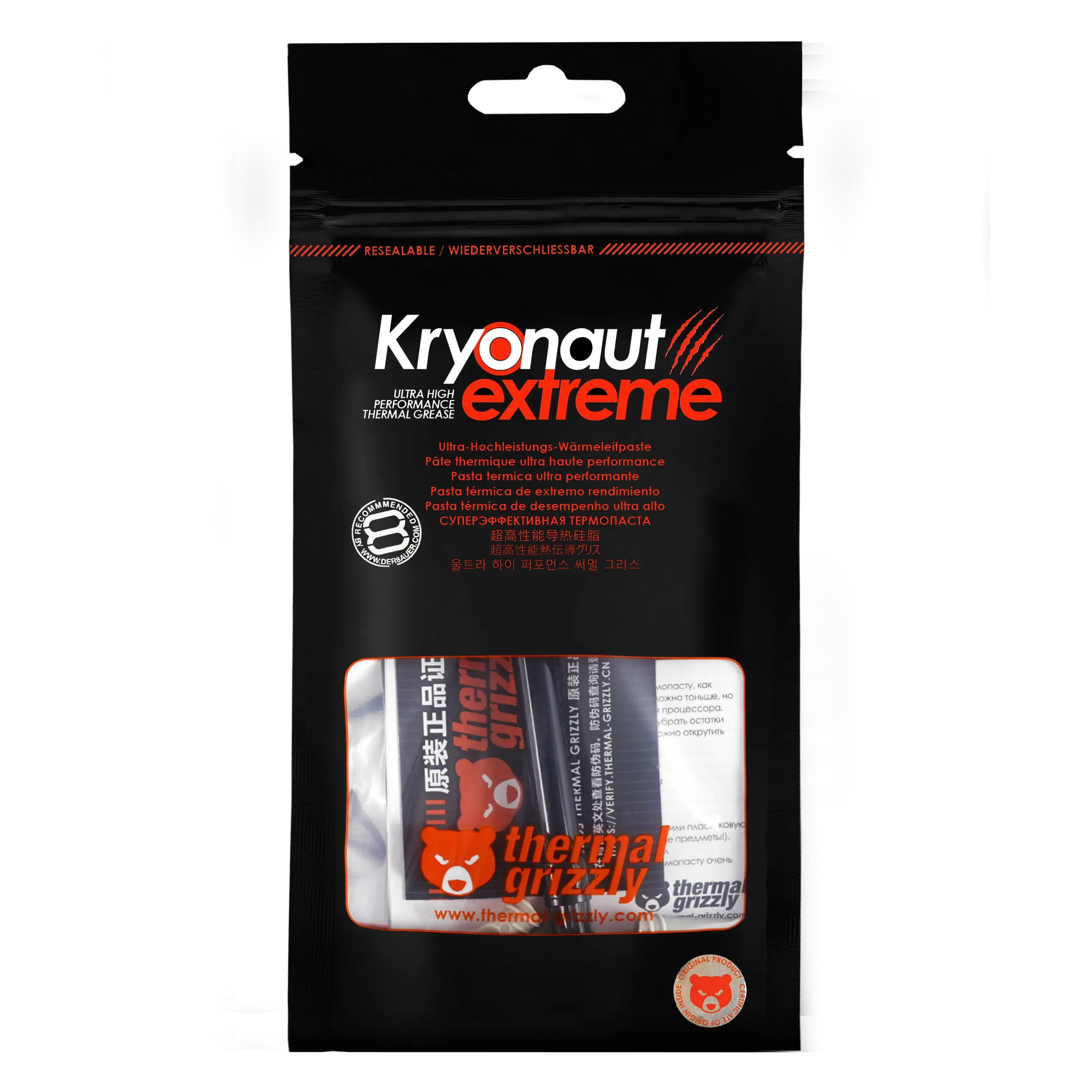Thermal Grizzly Kryonaut Extreme Thermal Paste Thermal Grizzly Kryonaut Extreme Thermal Paste