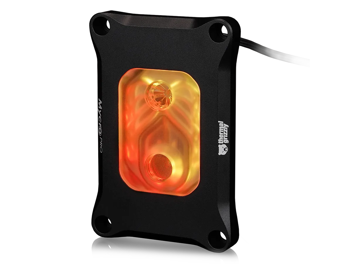 Thermal grizzly mycro pro rgb | amd am5 am4 | 0,2 mm mikrorebra | g1/4 | argb | cpu vodni blok 4 Thermal grizzly mycro pro rgb argb osvetljen vodni blok