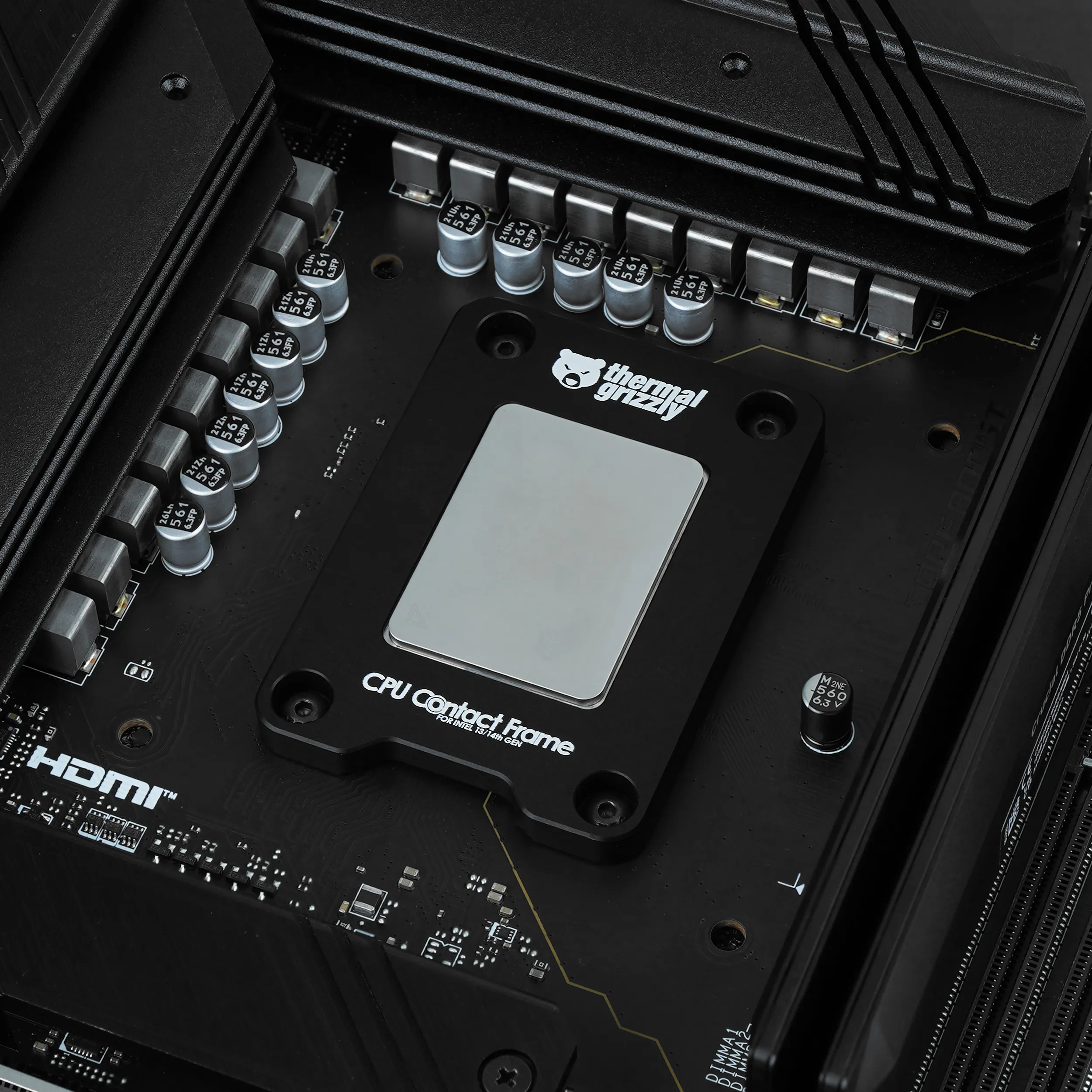 Entretoise Thermal Grizzly DeltaMate Extender MF14 - Noir, G1/4", Laiton, Pour Watercooling PC - 3