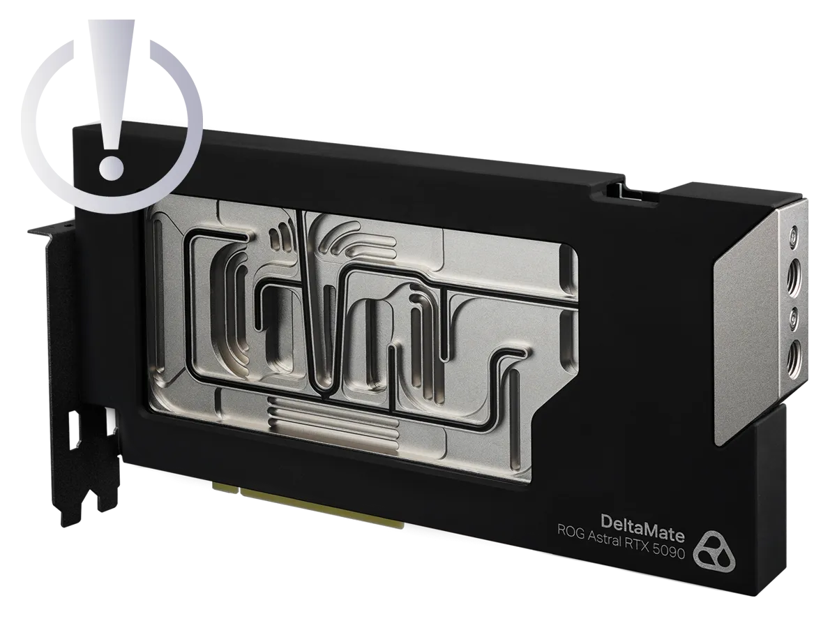 Hinweise zu DeltaMate GPU Block - ROG Astral RTX 5090 Hinweise zu DeltaMate GPU Block - ROG Astral RTX 5090