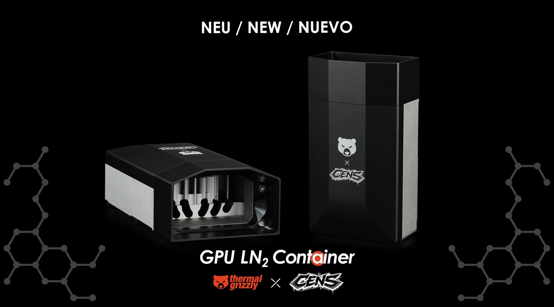 Thermal Grizzly's LN2 Container for GPU overclocking is a collaboration with extreme overclocker Clemens "CENS" Nüssler